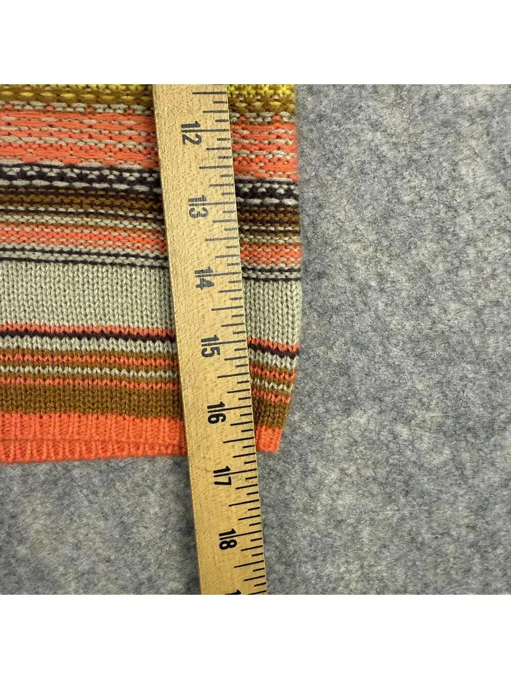 Knit Sweater Mini Skirt Striped Craftcore Boho Nordic Scandi Fair Isle Medium